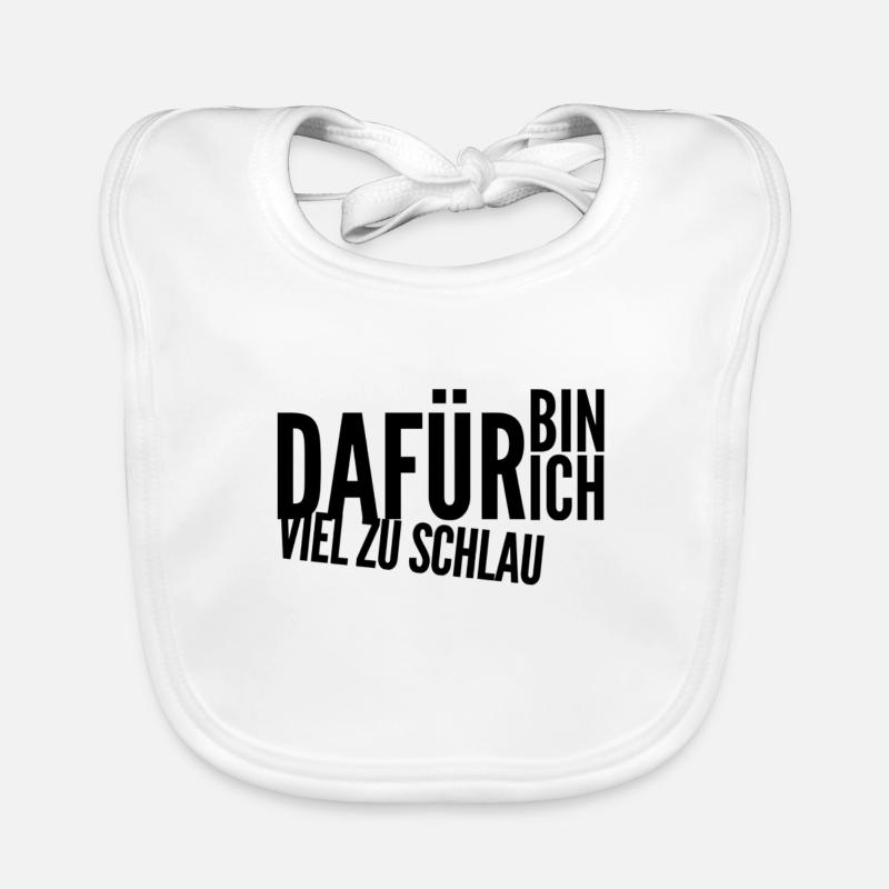 ich bin smart Baby Bio-Lätzchen