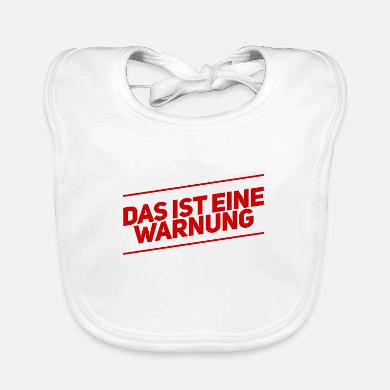 sei gewarnt Baby Bio-Lätzchen