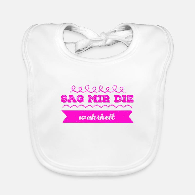 Ehrlichkeit geht immer Baby Bio-Lätzchen