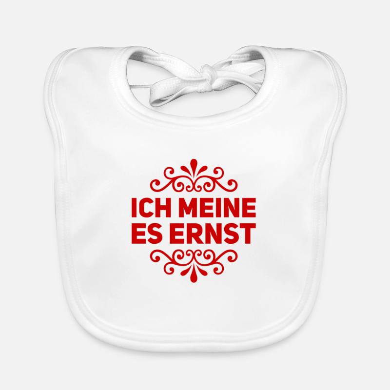 es wird ernst Baby Bio-Lätzchen