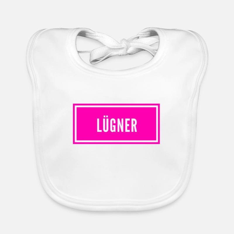 so sieht ein Lügner aus Baby Bio-Lätzchen