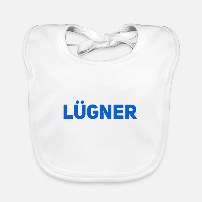 ich bin ein Lügner Baby Bio-Lätzchen