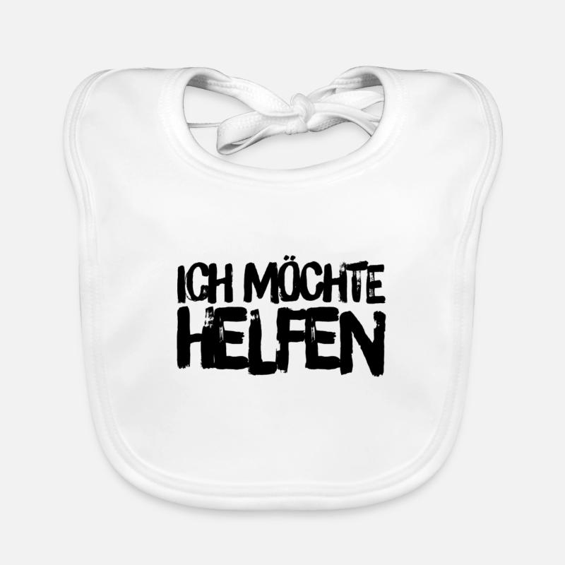 ich will helfen Baby Bio-Lätzchen