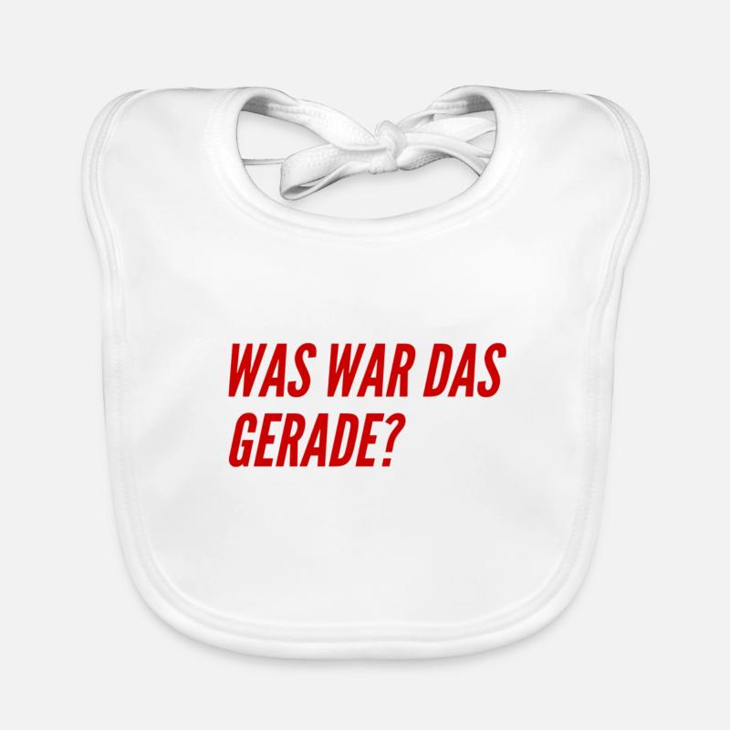 was war das gerade Baby Bio-Lätzchen