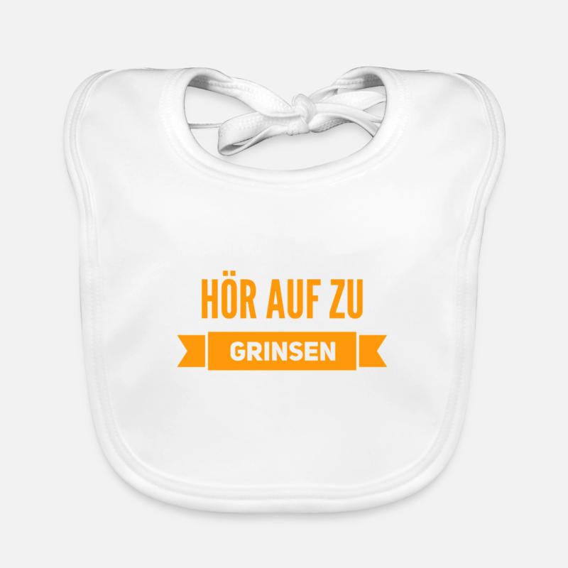 lass das lachen Baby Bio-Lätzchen