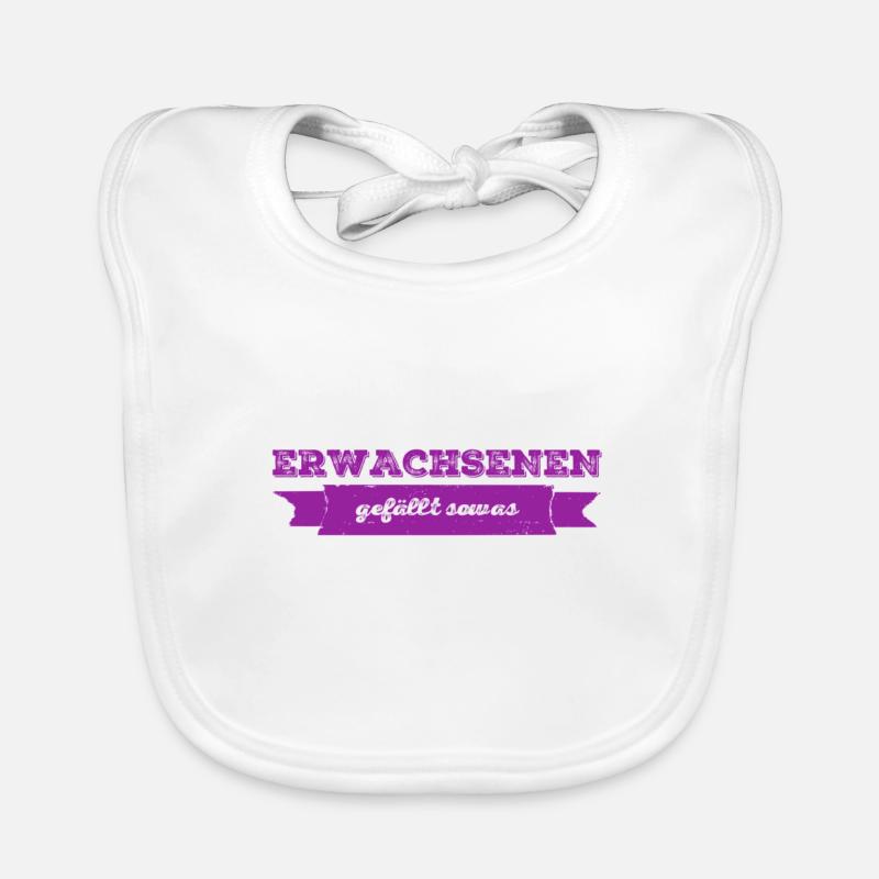 Erwachsene mögen das Baby Bio-Lätzchen