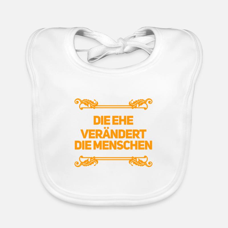 die Ehe bringt Veränderung Baby Bio-Lätzchen