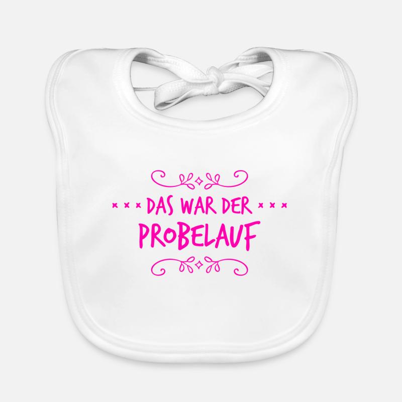 das war die Probe Baby Bio-Lätzchen