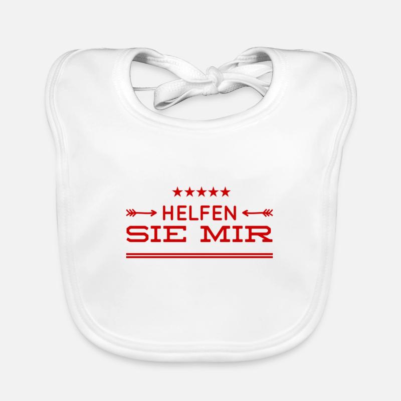 mit der Bitte um Unterstützung Baby Bio-Lätzchen