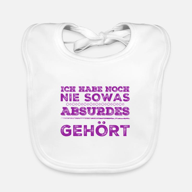 einfach nur Unsinn Baby Bio-Lätzchen
