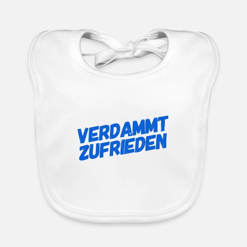 ich bin zufrieden Baby Bio-Lätzchen
