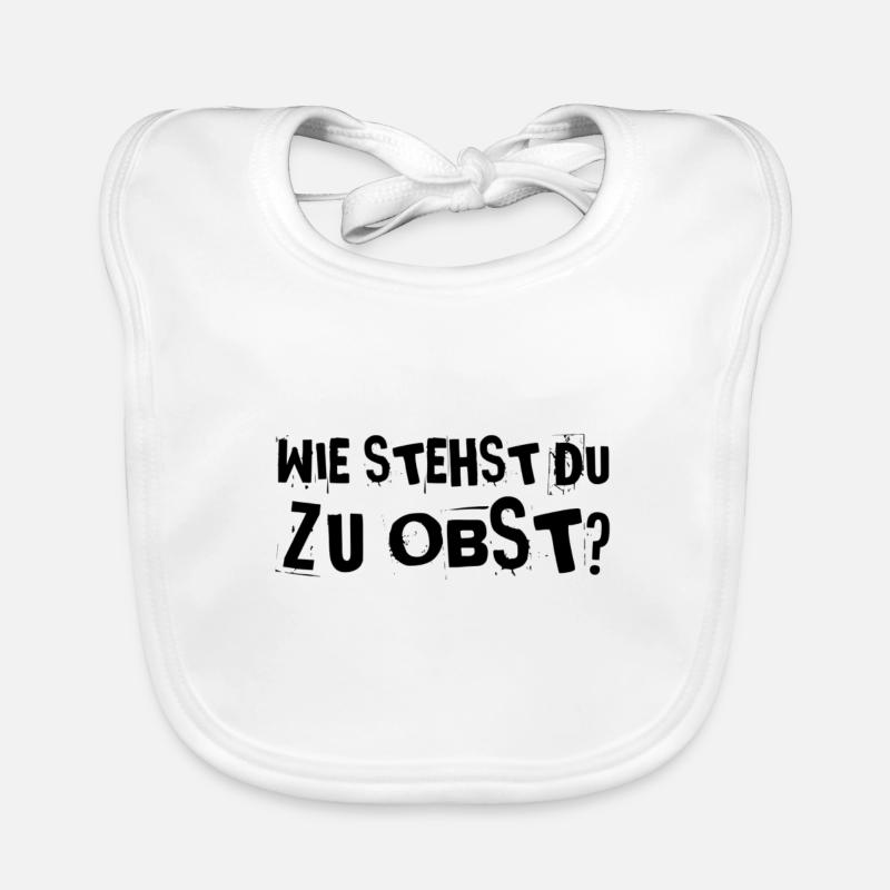 Etwas Obst? Baby Bio-Lätzchen