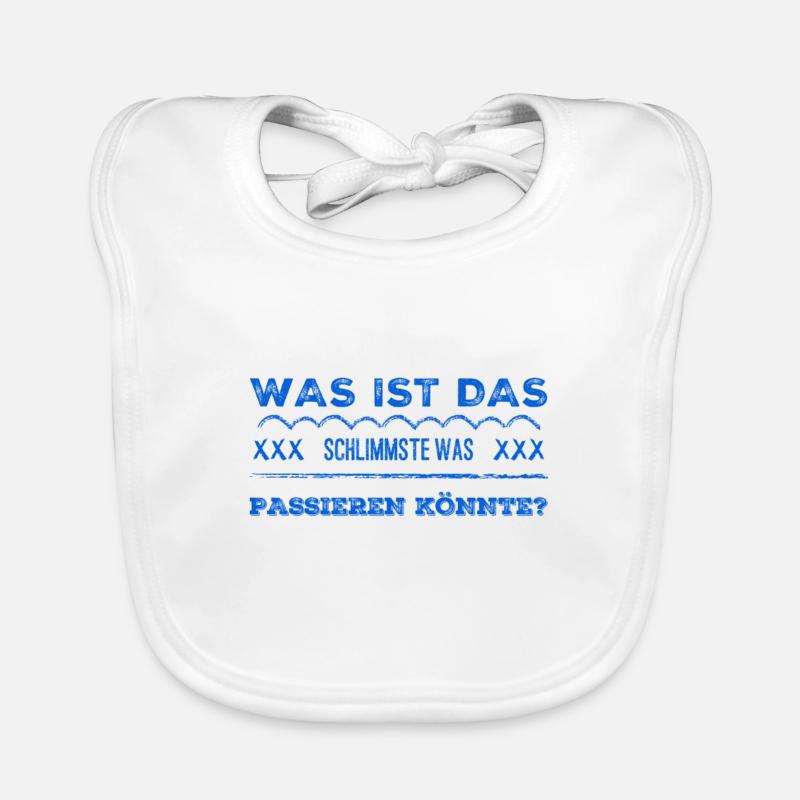 bleib optimistisch Baby Bio-Lätzchen