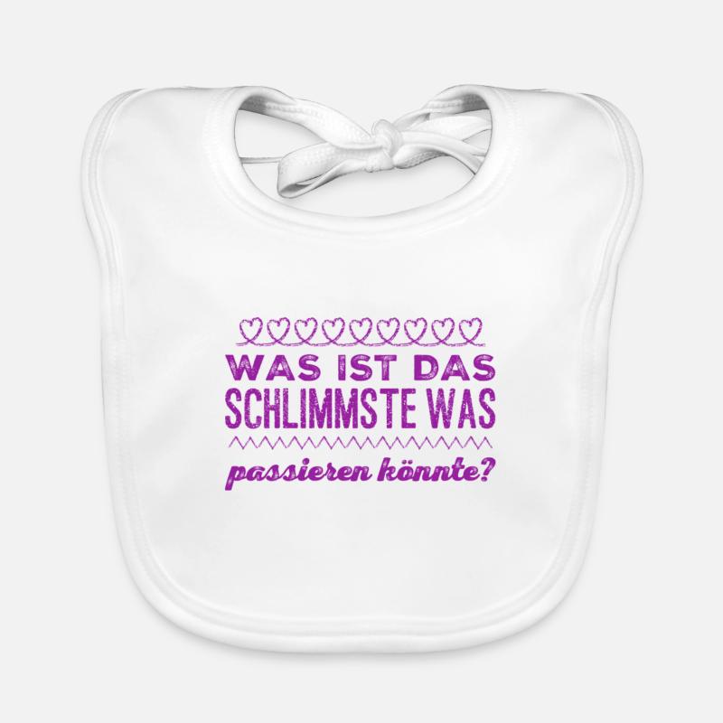 was ist das schlimmste? Baby Bio-Lätzchen
