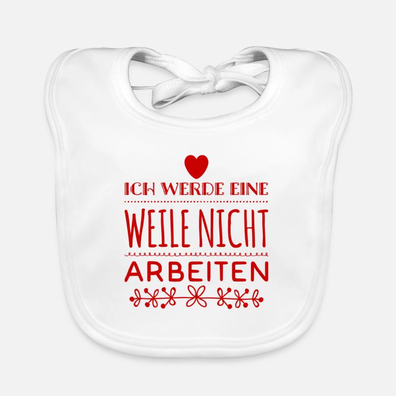 arbeitslos Baby Bio-Lätzchen