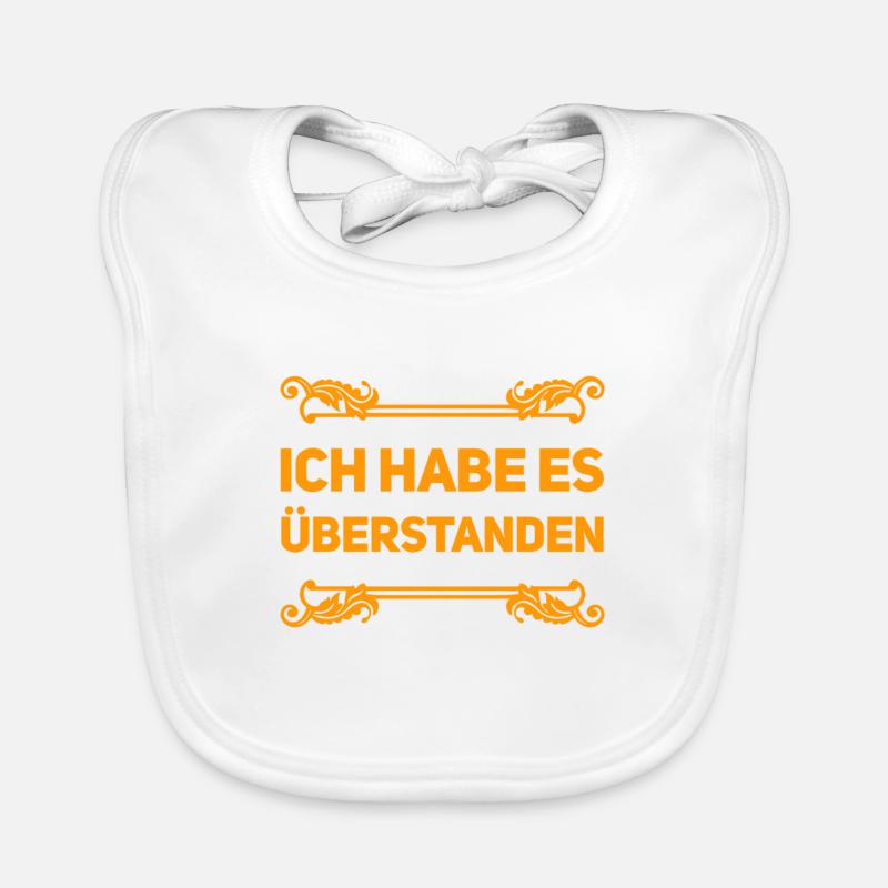 es ist überstanden Baby Bio-Lätzchen