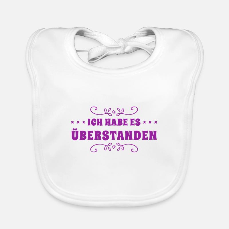 es ist vorbei Baby Bio-Lätzchen