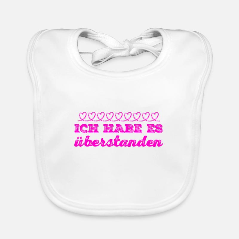 es ist vorbei Baby Bio-Lätzchen