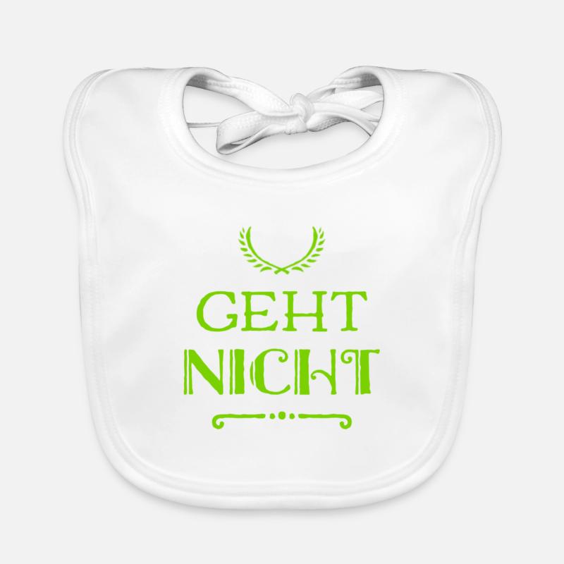 ich will nicht Baby Bio-Lätzchen