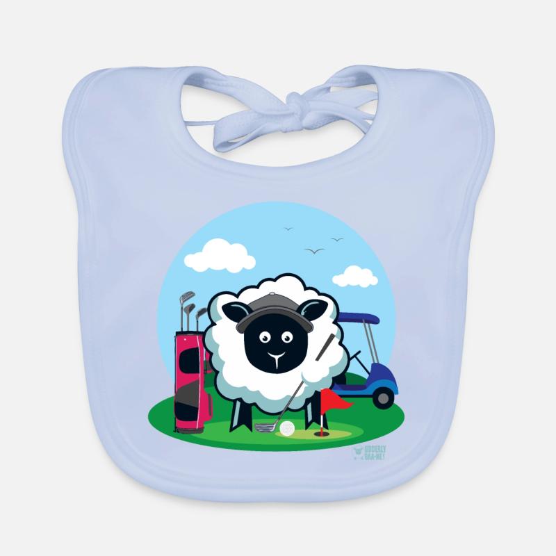 Mutterschafe mögen Golf? Baby Bio-Lätzchen