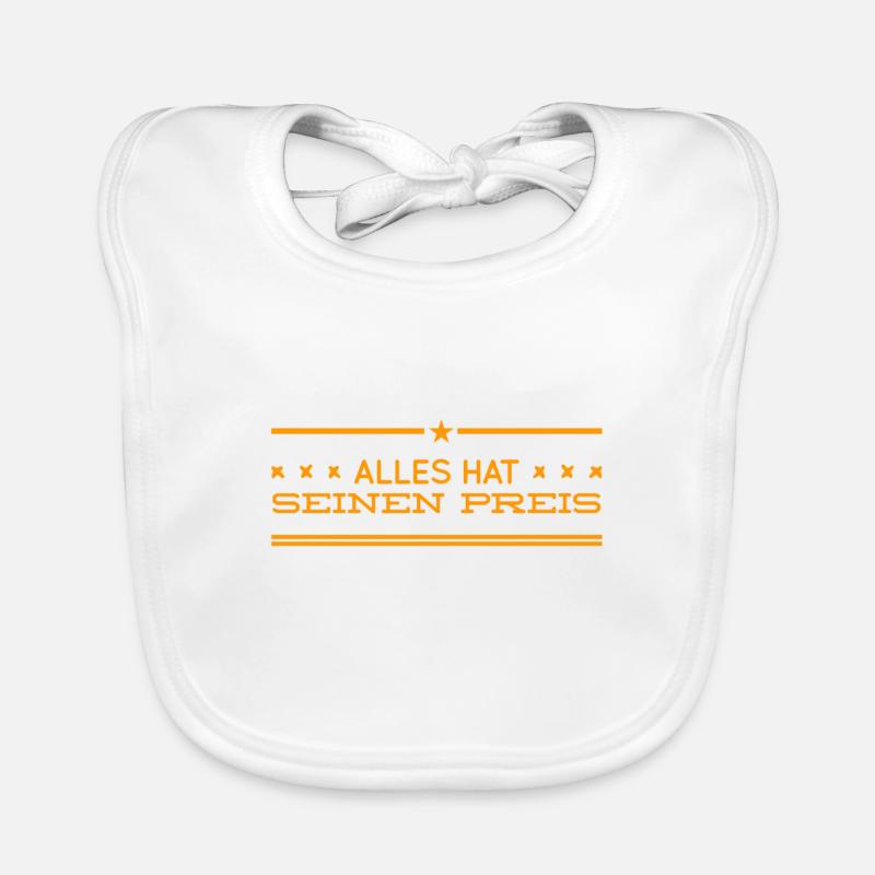 bezahle den Preis Baby Bio-Lätzchen