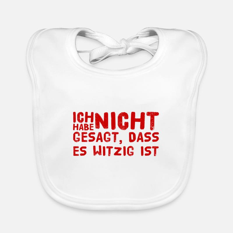nicht witzig Baby Bio-Lätzchen