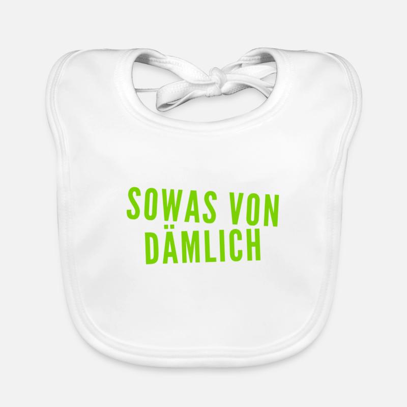 voll dumm Baby Bio-Lätzchen