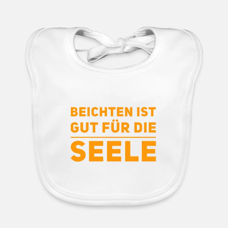 beichten ist gut Baby Bio-Lätzchen