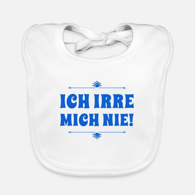 ich bin fehlerfrei Baby Bio-Lätzchen