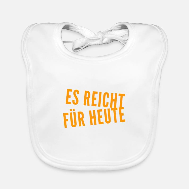 für heute reicht es Baby Bio-Lätzchen