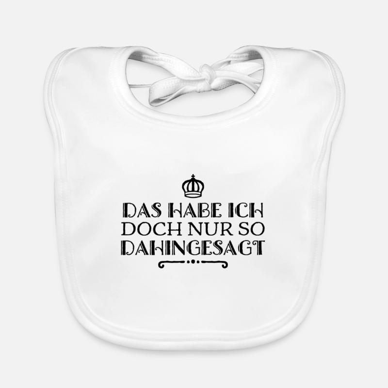 das war bedeutungslos Baby Bio-Lätzchen