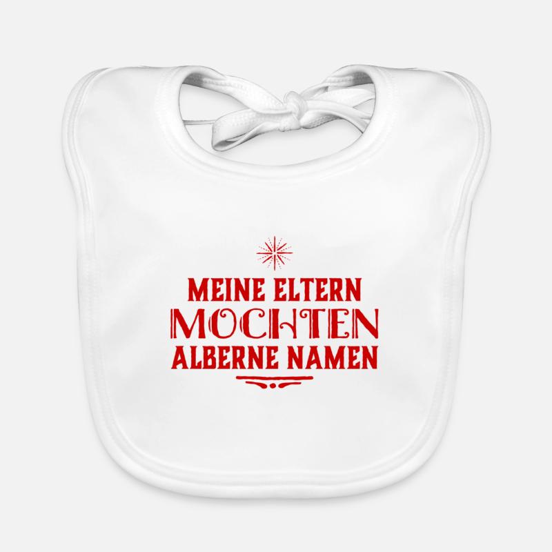 ich habe einen komischen Namen Baby Bio-Lätzchen