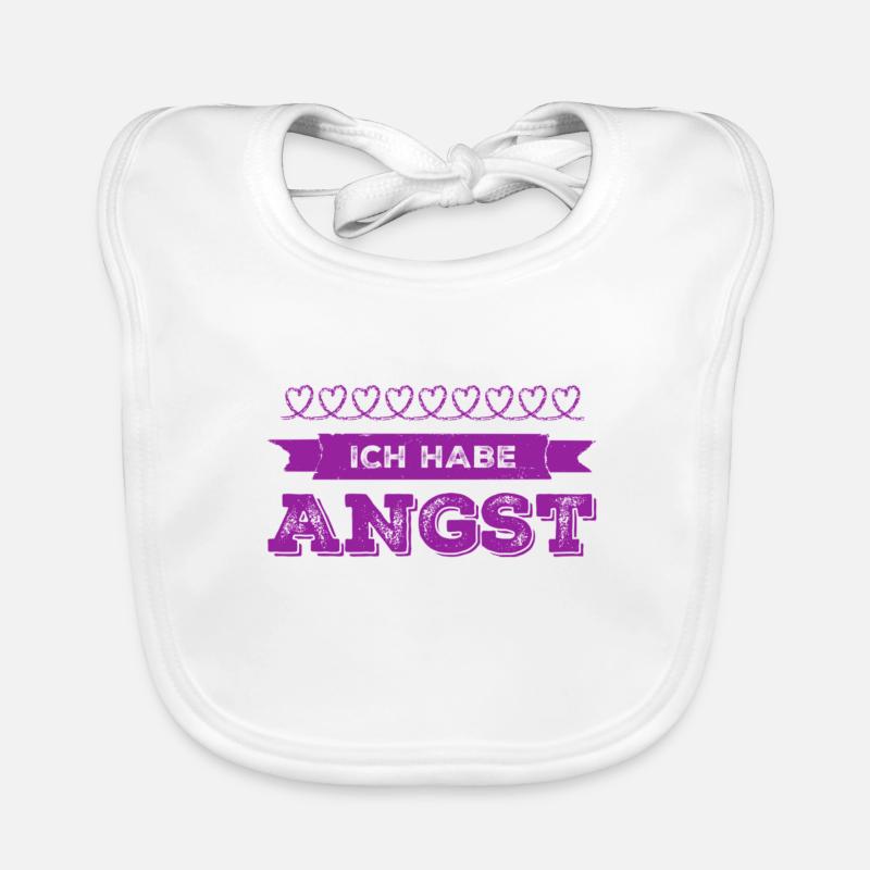 so ängstlich Baby Bio-Lätzchen