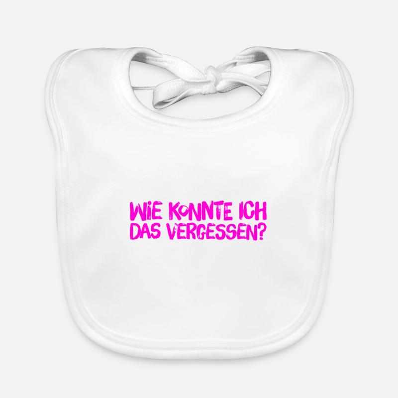 ich bin so vergesslich Baby Bio-Lätzchen