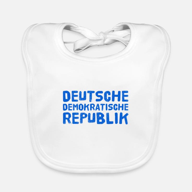 ich komme aus der DDR Baby Bio-Lätzchen
