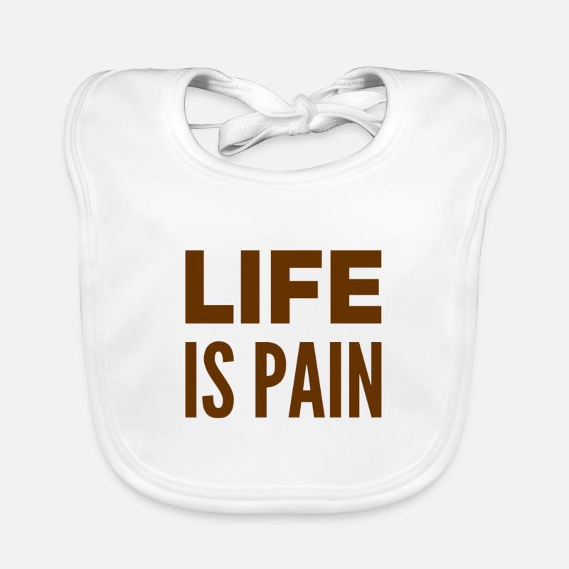 die Qual des Lebens Baby Bio-Lätzchen