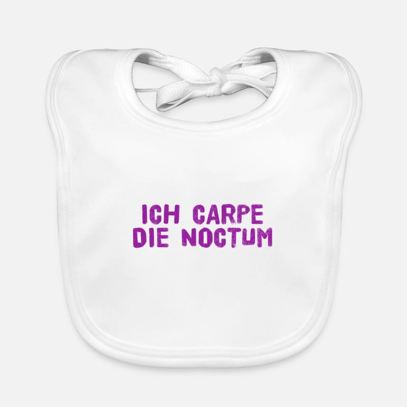 I'm a night owl Organic Baby Bibs