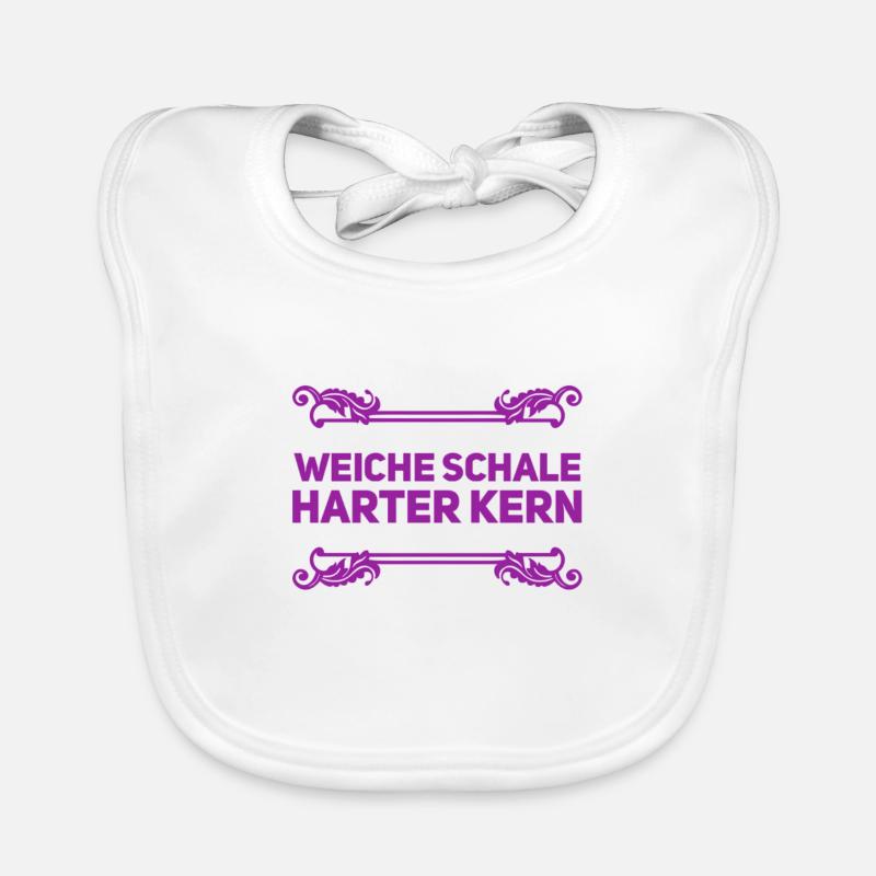 mein Kern ist hart Baby Bio-Lätzchen