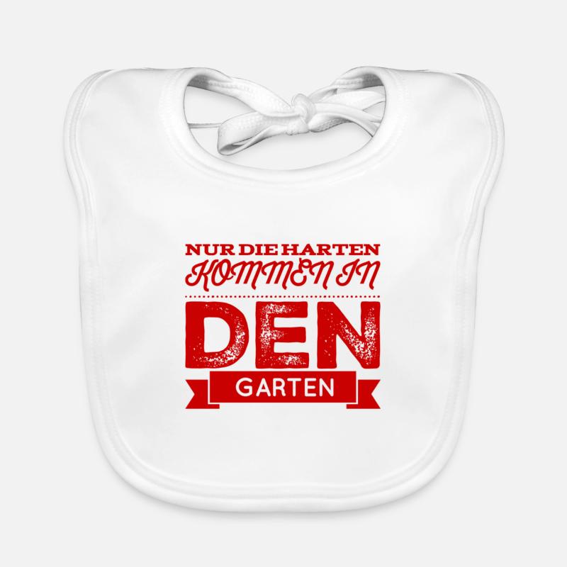 wer will in den Garten? Baby Bio-Lätzchen
