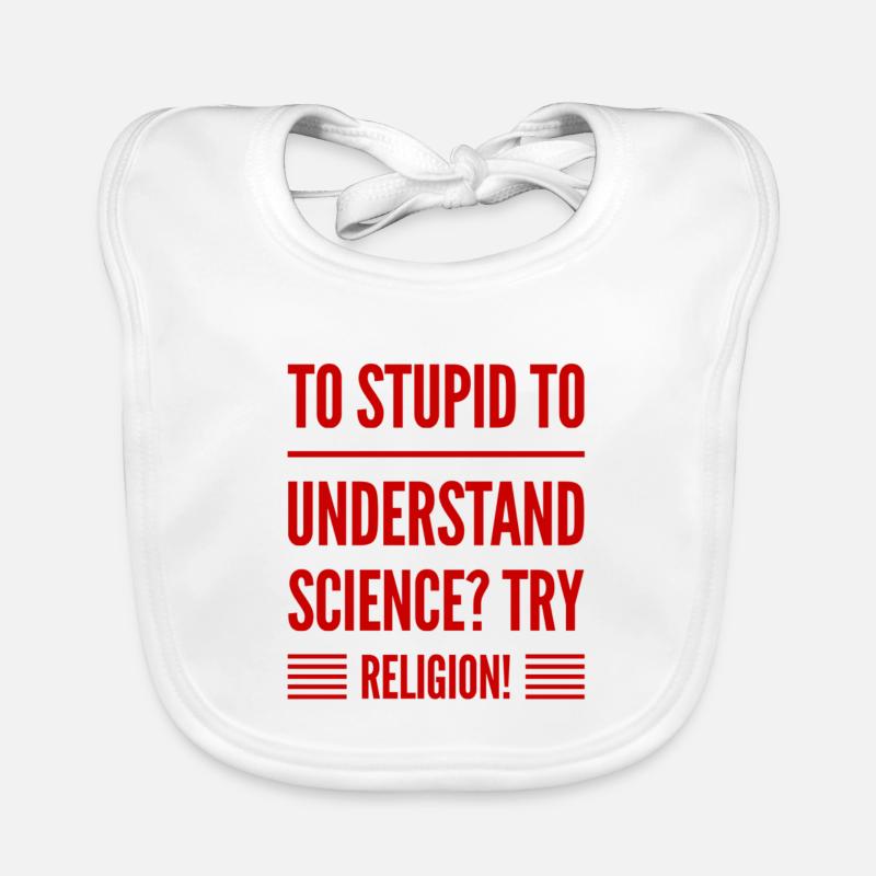 La religion, c’est plus facile Bavoir bio Bébé