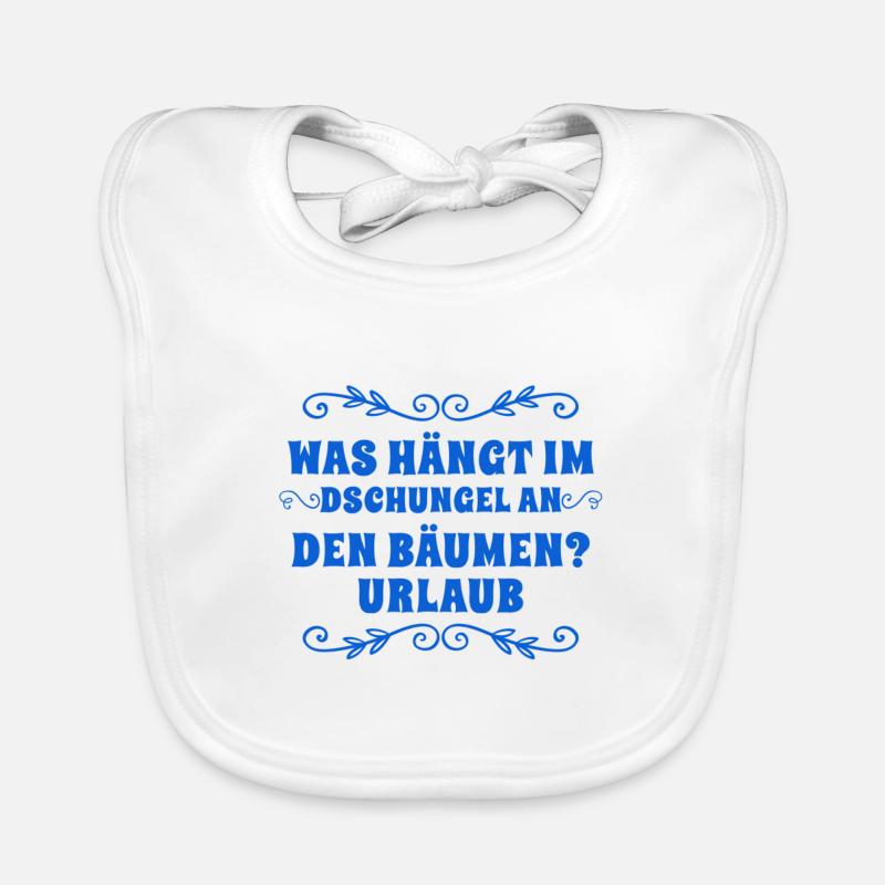 warum heißt das Urlaub? Baby Bio-Lätzchen