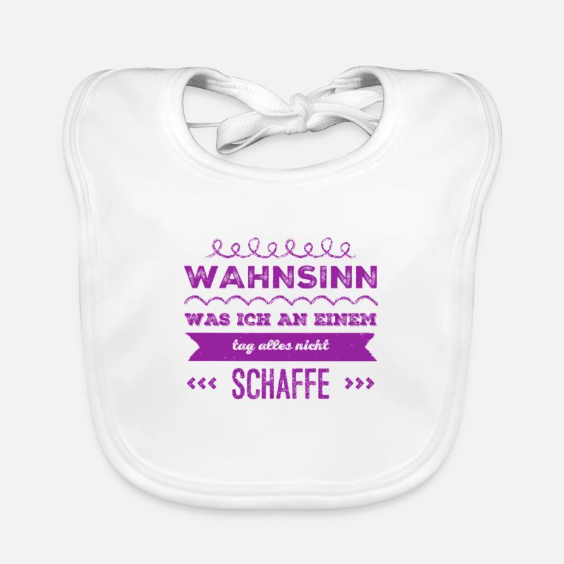 ich bin ein Faulenzer Baby Bio-Lätzchen