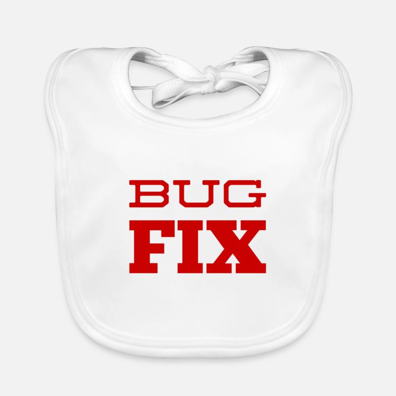 Bugfix ist mein Ding Baby Bio-Lätzchen