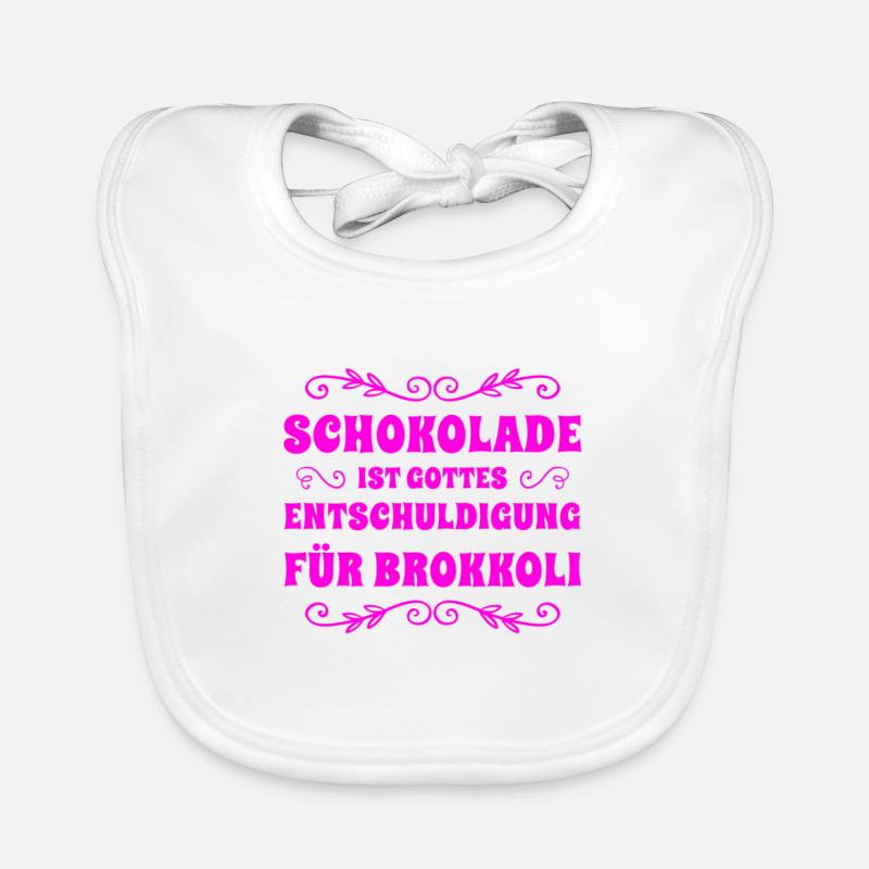 I like chocolate Organic Baby Bibs