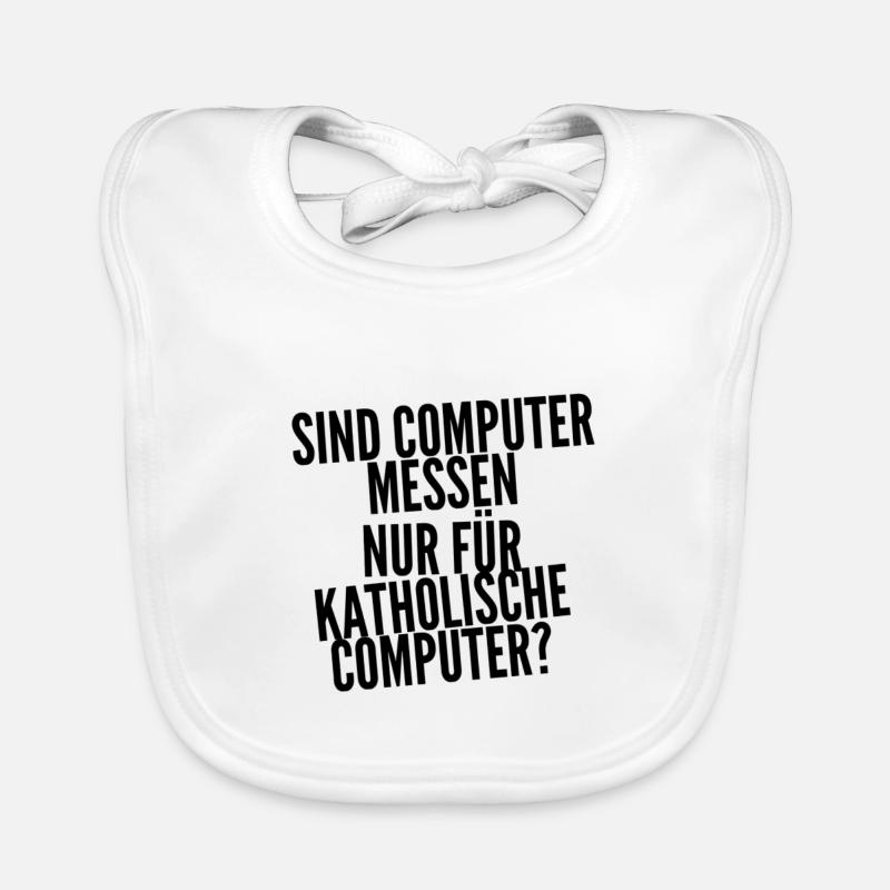 katholischer Computer Baby Bio-Lätzchen