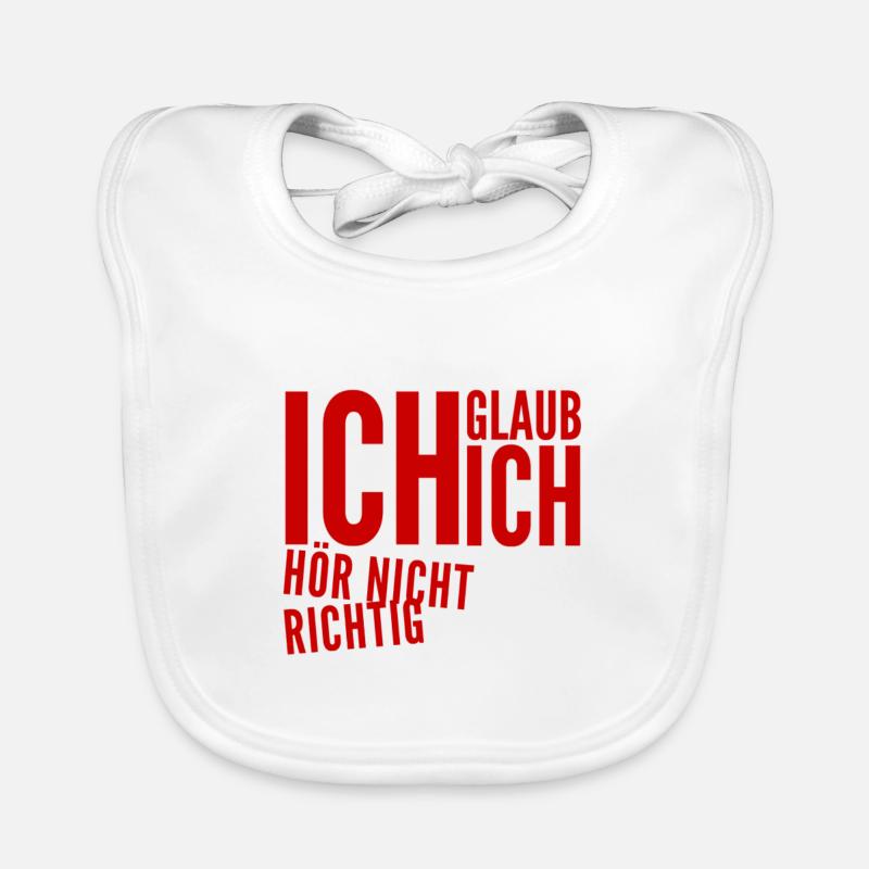 du spinnst Baby Bio-Lätzchen