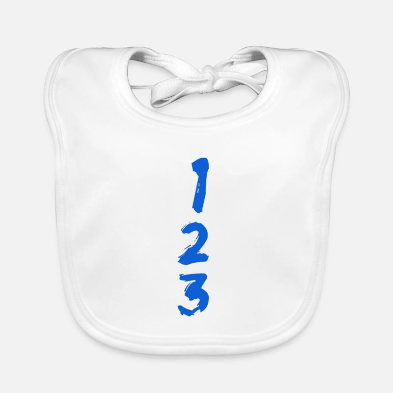 First, second and third Organic Baby Bibs