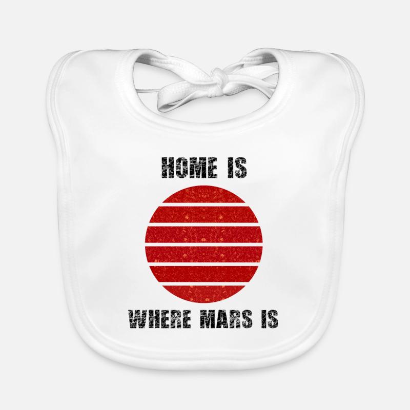 At home in space Organic Baby Bibs