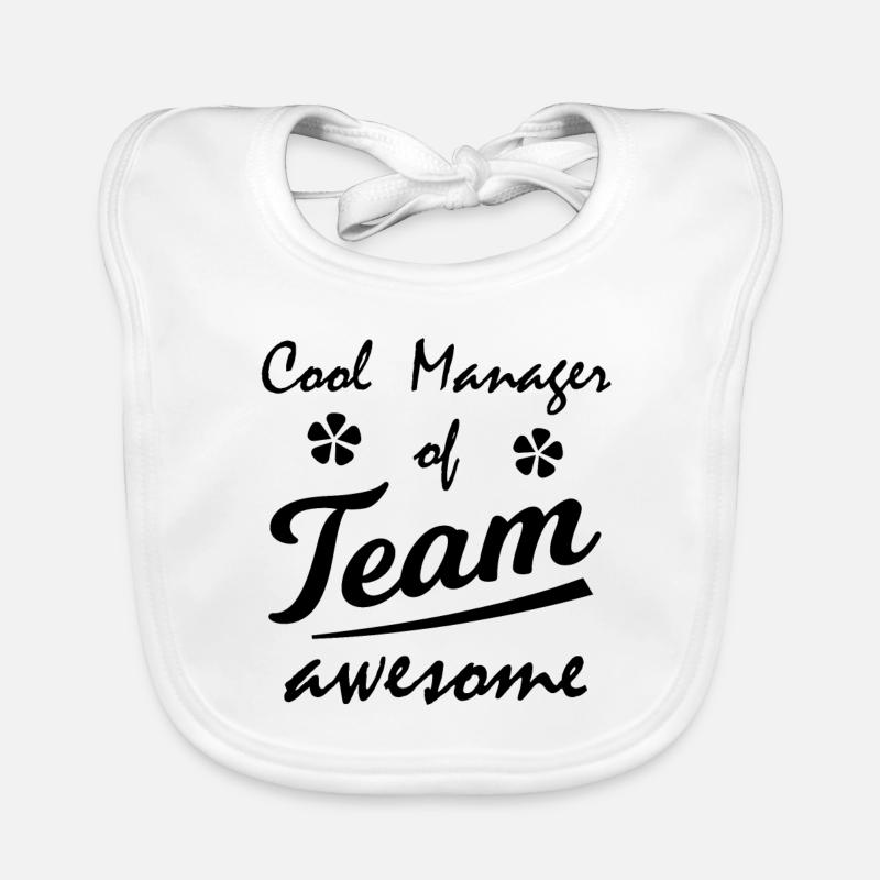 The Best Team Supervisor Organic Baby Bibs