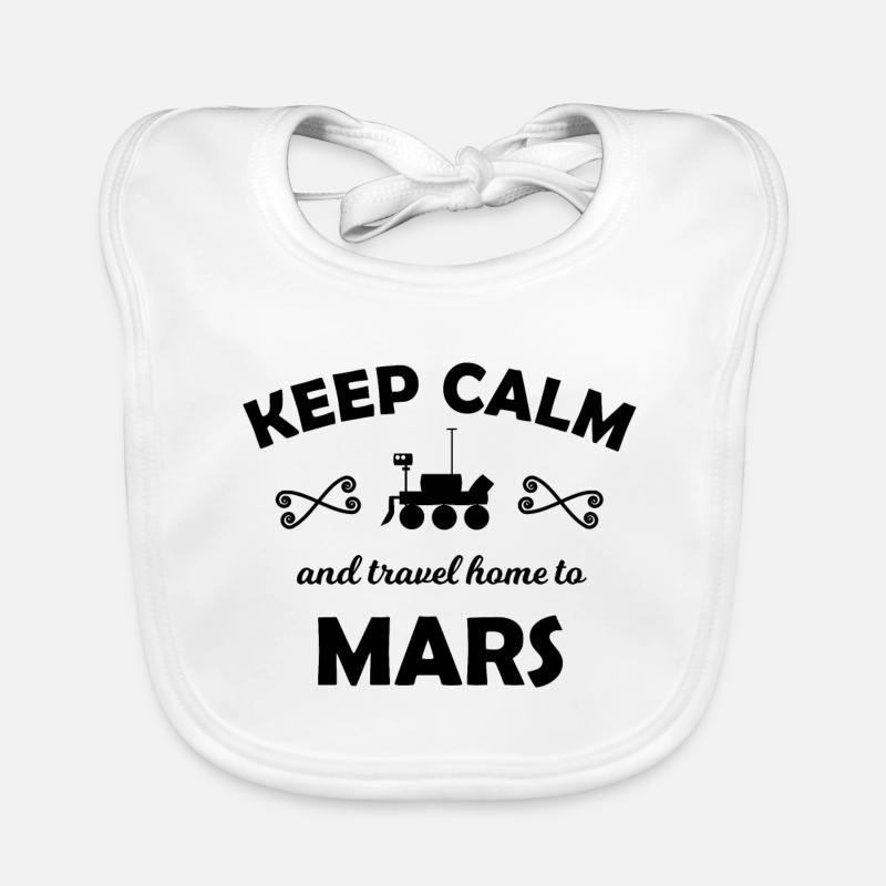 Holidays in space Organic Baby Bibs
